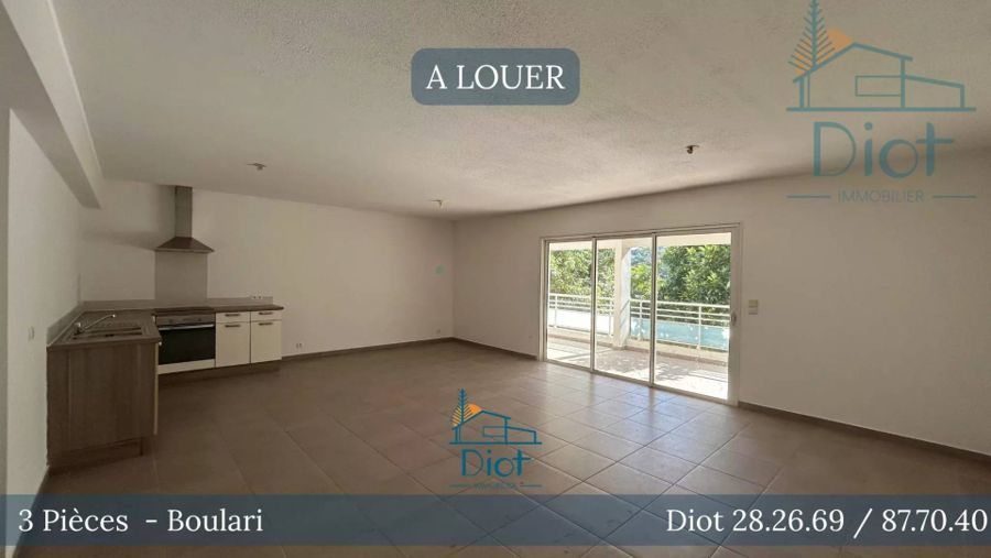 Appartement 3 pièces 92 m², Boulari — 92 400 CFP charges comprises