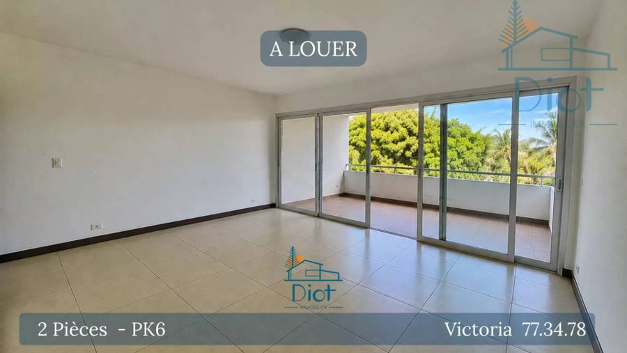 Appartement 2 pièces 40 m², PK6 — 73 000 CFP charges comprises